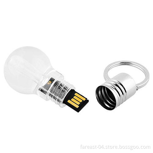 Luminous Light Bulb USB Flash Drive with LED / Lamp Bulb USB Key